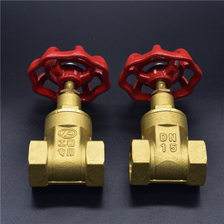 Copper gate valves DN15 20 25 water valve switch valve Internal thread Gate valves