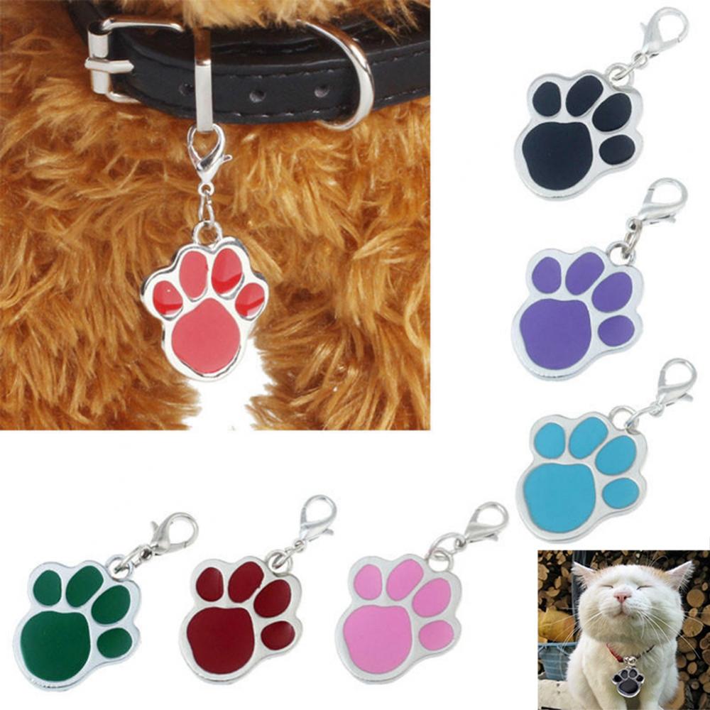 80% Offres Spéciales! Collier à breloques Anti-perte pour chien, chiot, chat, étiquette d'identification, pendentif, accessoires pour animaux de compagnie