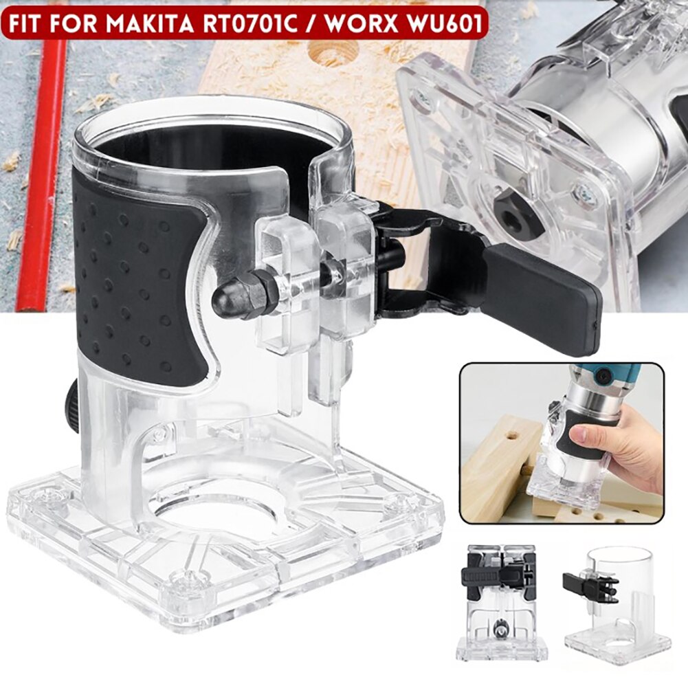 Trimmer Base Balance Board Woodworking Edge Cutter Transparent Cover Stand Electric Trimmer Machine Supplies