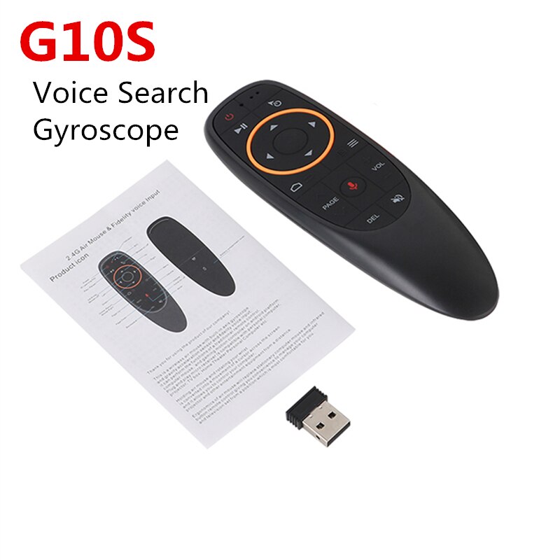 G10S Pro Backlit Air Mouse Voice Afstandsbediening... – Grandado