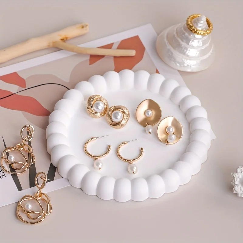 Bandeja de burbujas DIY, posavasos, molde de silicona, yeso, epoxi, hormigón, cemento, manualidades, , bandeja de almacenamiento de joyería, decoración del hogar