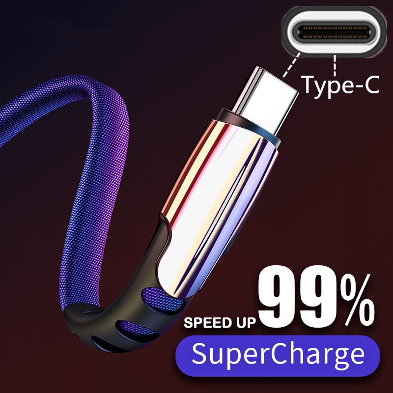 Eu-wandcontactdoos usb-lader 3a snel opladen type c-datakabel voor huawei p smart z  p20 p30 lite mate 20 10 honor 8 9x 30 pro-telefoon