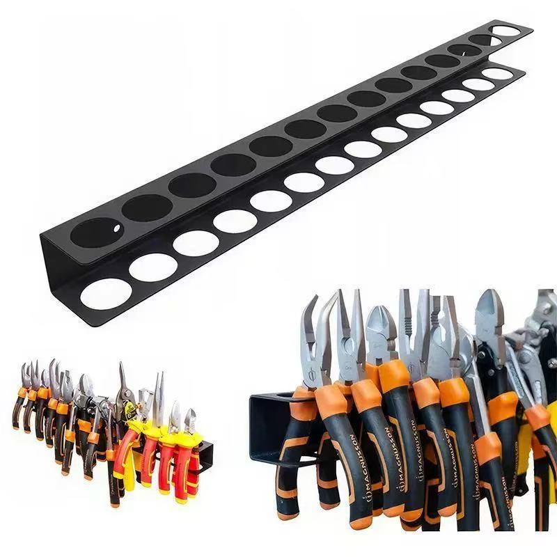 cremagliera di stoccaggio per attrezzi hardware Telaio per morsetto per cacciavite a parete in ferro Espositore per cacciavite multipolare dal design leggero: limone giallo