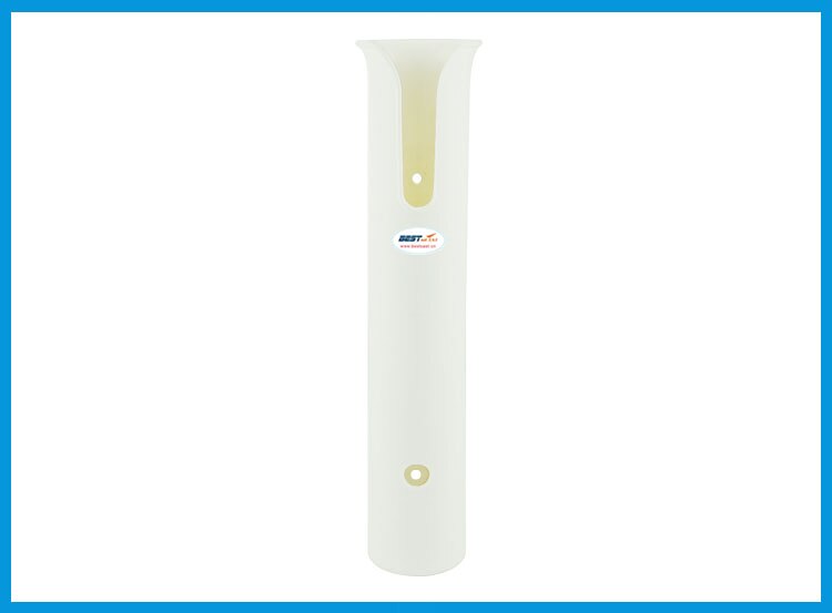 BSET MATEL 2 Pieces White plastic fishing rod holders socket fishing rod racks for boat marine fishing box kayak boat yacht