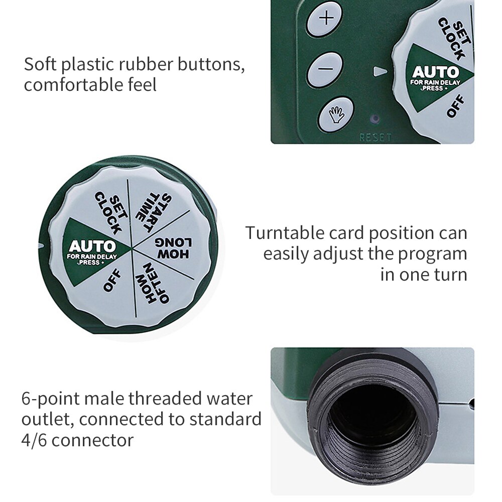 Automatisk digital hage vann timer vanning vanning system kontroller med filter automatisk timer utendørs vanning hage