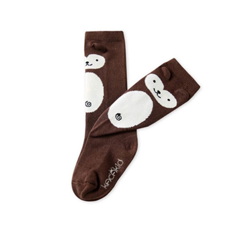 Calcetines para niños pequeños pajarita grande chicas tejidas hasta la rodilla de algodón suave calcetines con lazo para bebé niños kniekousen meisje bebé niñas Calcetines: Baby sock Blown