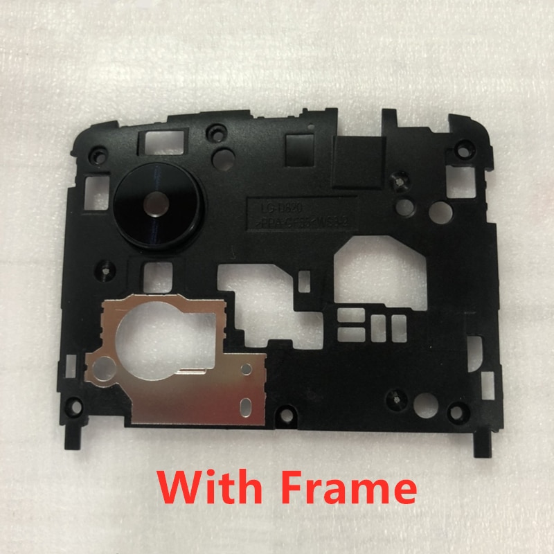 For LG Google Nexus 5 D820 D821 Rear Back Big Camera Glass Lens Cover with Frame Holder Replacement Repair Spare Parts