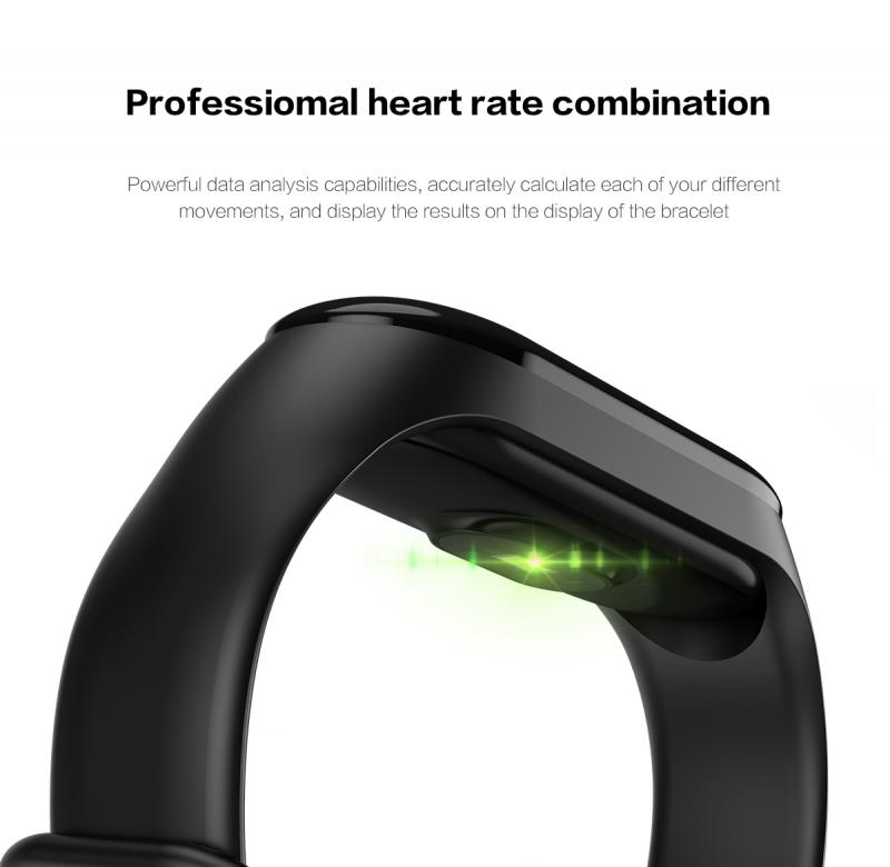 M3 Unisex Smart Wristband Color Screen Smart IP67 Waterproof Blood Pressure Heart Rate Activity Fitness Smart Watch Bracelet 9