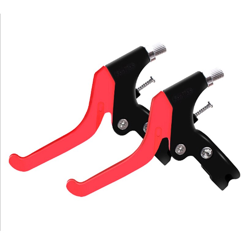 1Pair Bicycle Brake Handle 2-finger Mountain Bike Cycling Brake Levers Bike Bicycle Children Brake Handle Cycling Kids Bikes: Red