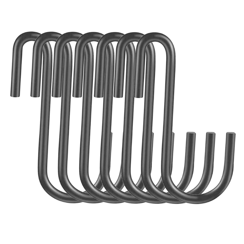 10pcs S Hooks Hanging Hooks Heavy Duty Hangers for Hanging Pans Pots Plants Bags