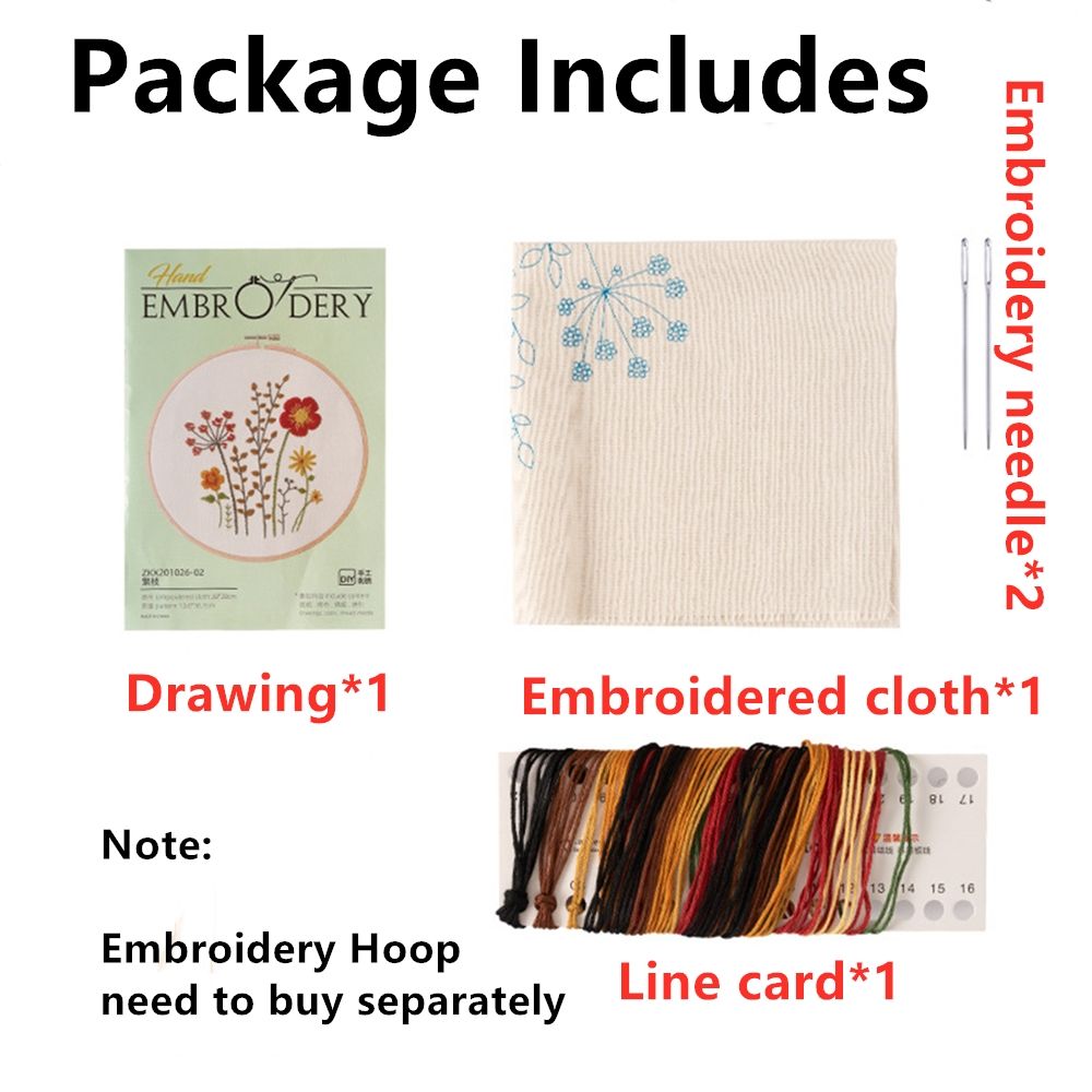 DIY Cross Stitch Kit for Beginners Embroidery Sewing Accessories Xmas Patterns Christmas Embroidery Party Ornaments