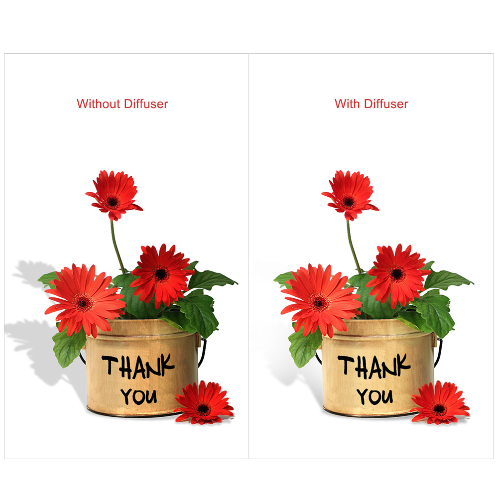 YongNuo 680-15 Flash Diffuser White Flash Bounce Head Speedlite Diffuser or YONGNUO YN685EX/YN600EX-RT Flash Diffuser Durable