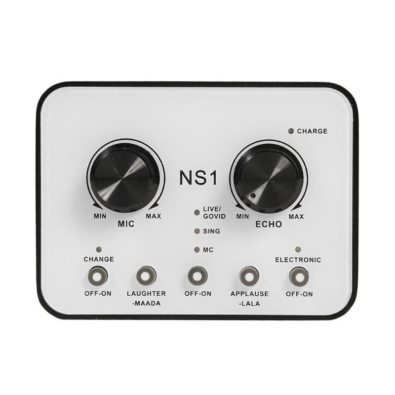 Capacitive Microphone Sound Card Ns1 Mobile Phone Streamer Live Broadcast Sound Card For Mobile Phone Computer Pc Microphone