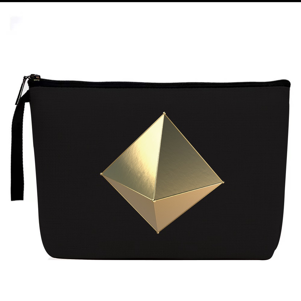 Cosmetische Tas - 3D Print Linnen - Ritsluiting - Reistoiletartikelen Organizer Pouch: 4 3D012