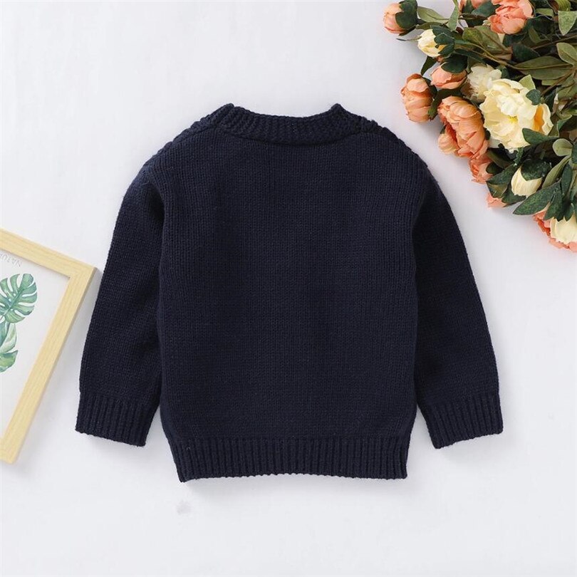 Baby Sweaters Boys Jacket and Coat Autumn Winter Knit Baby Boys Sweater Cardigan Children Toddler Boys Cardigan Coat Outerwear