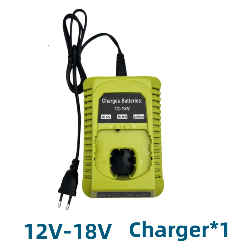 9.8Ah 12.8AH na akumulator RYOBI P108 18 V One +Plus 18 V akumulatory litowo-jonowe P104 P107 RB18L50 RB18L20 P108: green