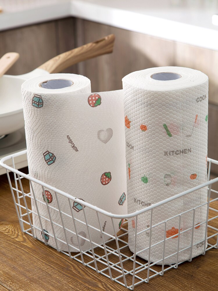 Good home kitchen absorbent paper, dry and wet dual purpose breakpoint , multi-purpose, strong cleaning