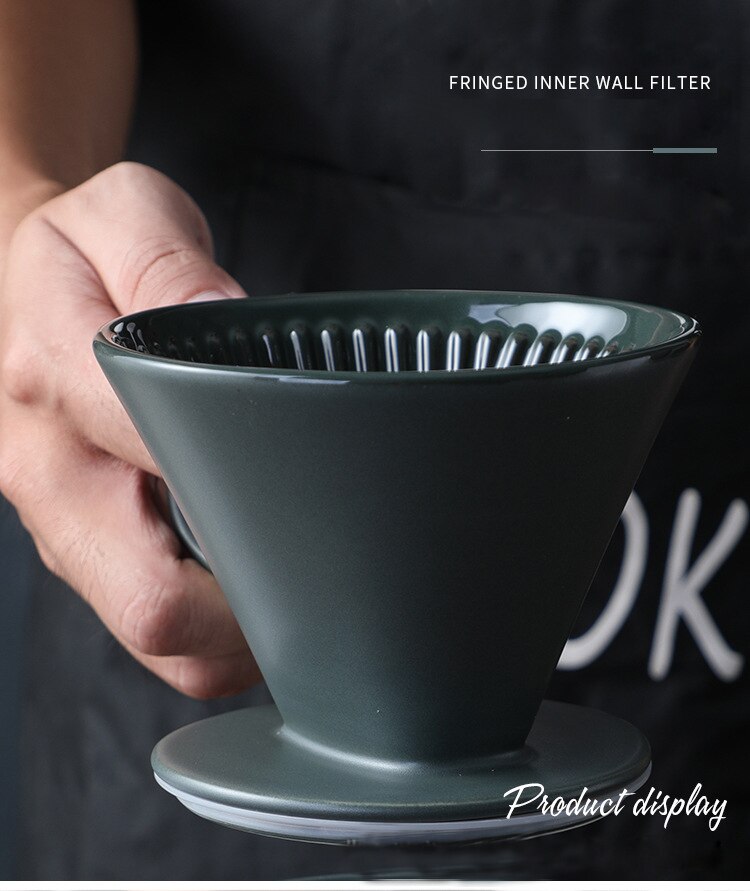 V60-cafetera de conducción manual reutilizable, filtro de gotero de café, conjunto de accesorios para Cocina