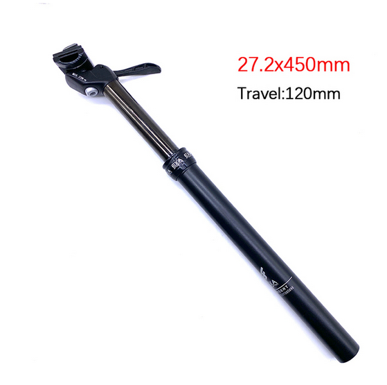 KS EXAForm-Tubo de asiento de bicicleta, tija de sillín de altura ajustable, Control manual, 27,2/30,9/31,6mm: 27.2 travel 120