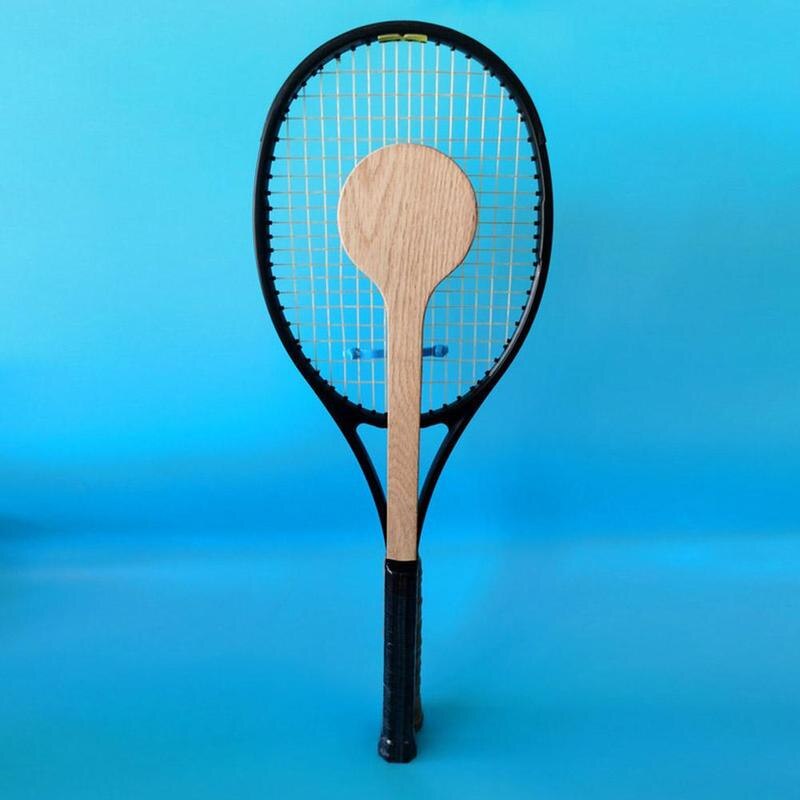 Puntero de tenis de madera, cuchara de tenis, postre, raqueta de tenis, práctica de bateo con precisión, golpear el punto dulce, mejorar las herramientas de entrenamiento