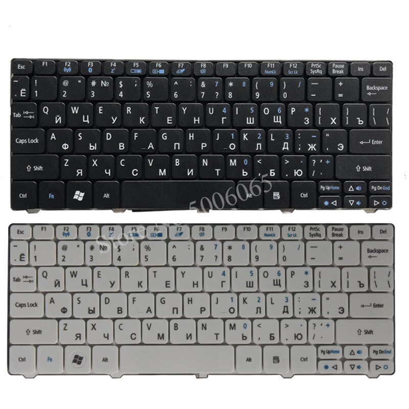 Russin keyboard For Packard Bell Dot SPT 723 SE SE2 SE3 SC PAV80 RU laptop keyboard