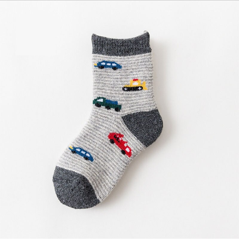 Winter Dikke Baby Kids Sokken Winter Zachte Warme Sokken Thermische Vloer Sokken voor Kinderen 1-12 Jaar Jongens Meisjes sokken: 4 / M(4-7T)