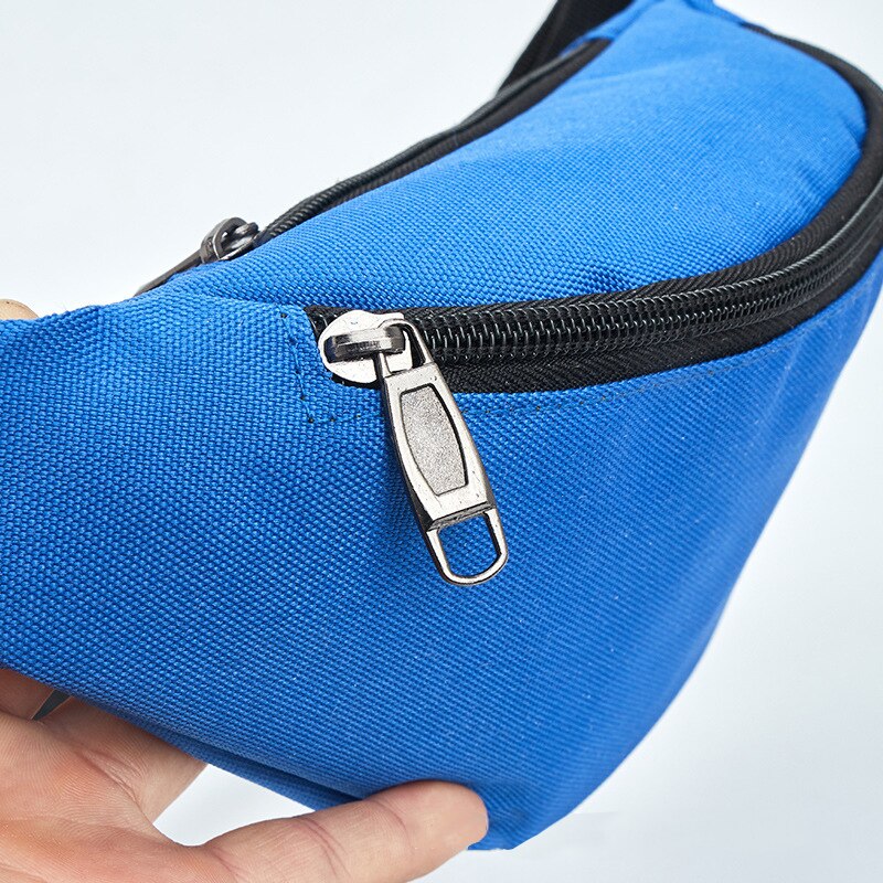 Kvinder mænd fanny pack bæltetaske telefonpose tasker talje pakker rejse talje pack lille bæltetaske nylon pose  t187