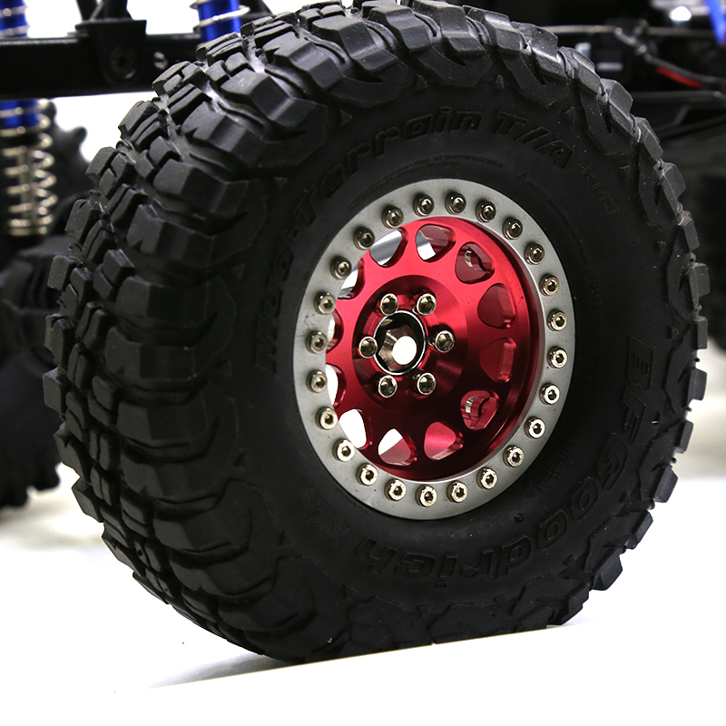 Adaptador de rueda hexagonal de ampliación de eje, 4 Uds., 12mm/15mm/17mm, para coche trepador de control remoto TRX4 RC4WD D90 D110 Axial Scx10 90046 catRC
