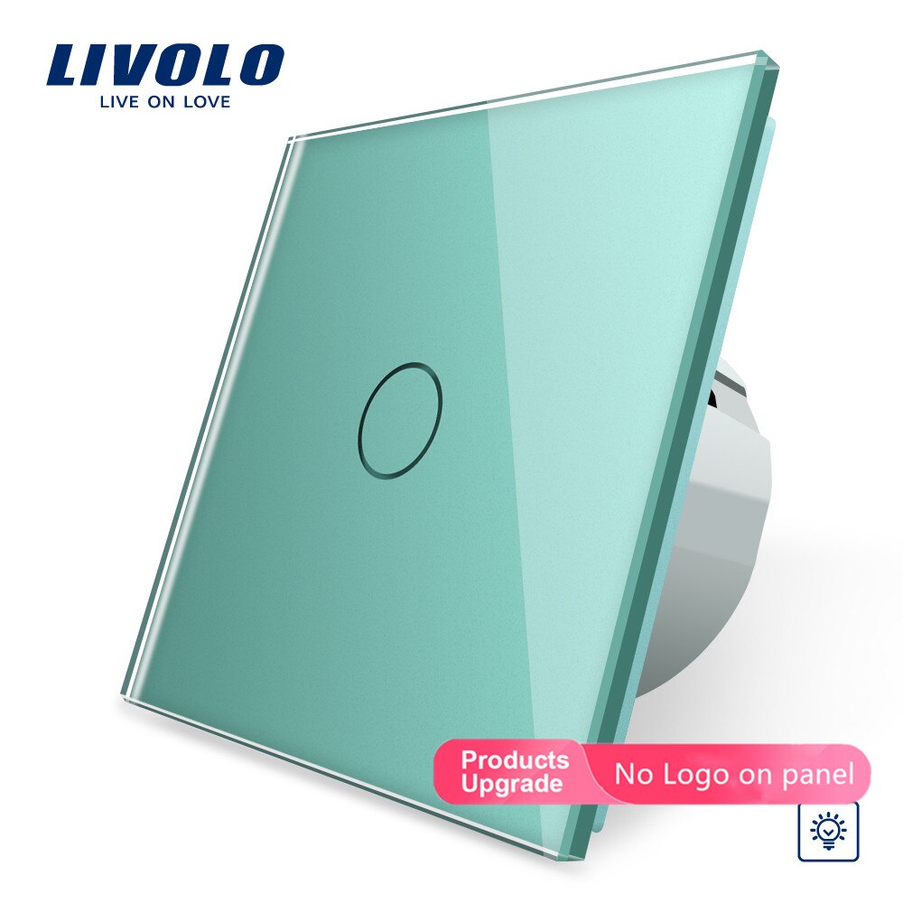 Livolo luxury Wall Touch Sensor Switch,Light Switch,Crystal Glass,Power Socket,multifunctional sockets,Free Choice,no logo