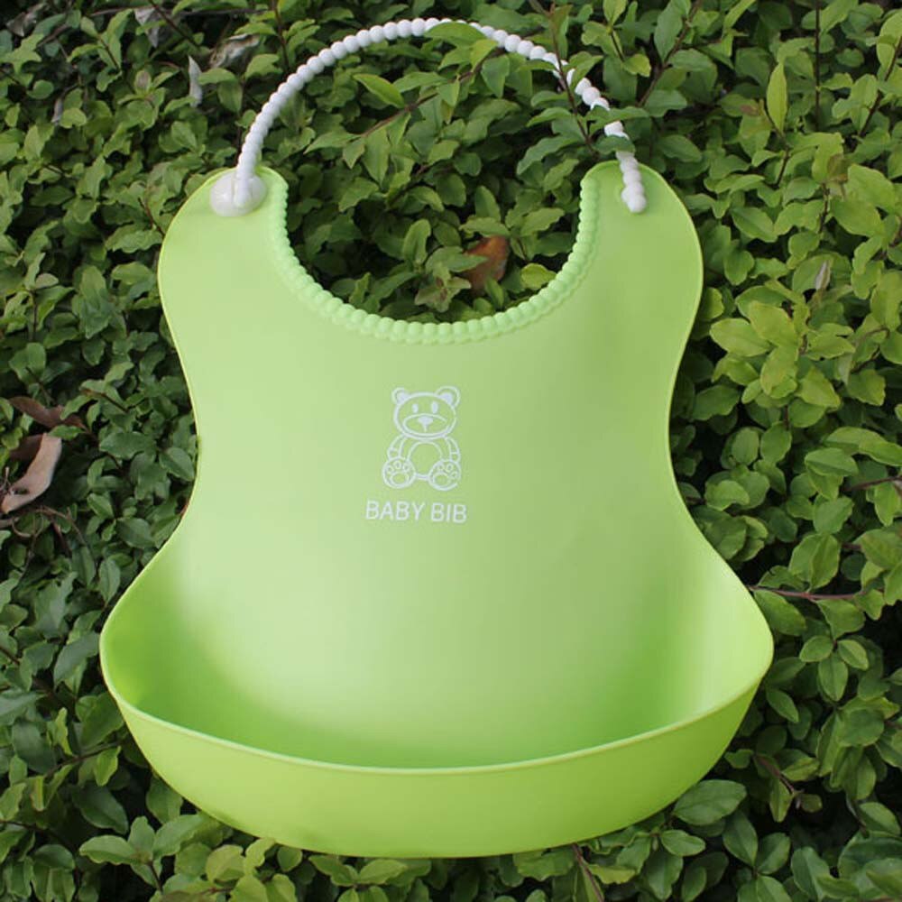 Schattige Baby Slabbetjes Kids Jongens Meisjes Waterdicht Feeding Slabbetjes siliconen Schort Speeksel Handdoek Bib Kiel Bib Cartoon Speeksel Handdoek Verstelbare