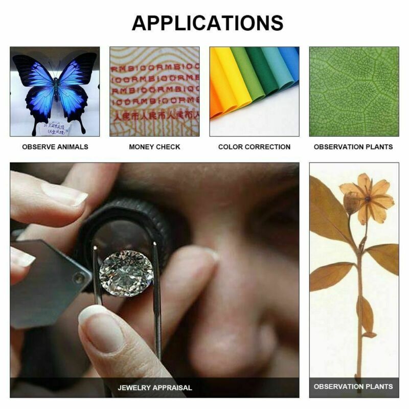 100X Mobile Phone Microscope Lens LED Cell Phone Microscope Lenses