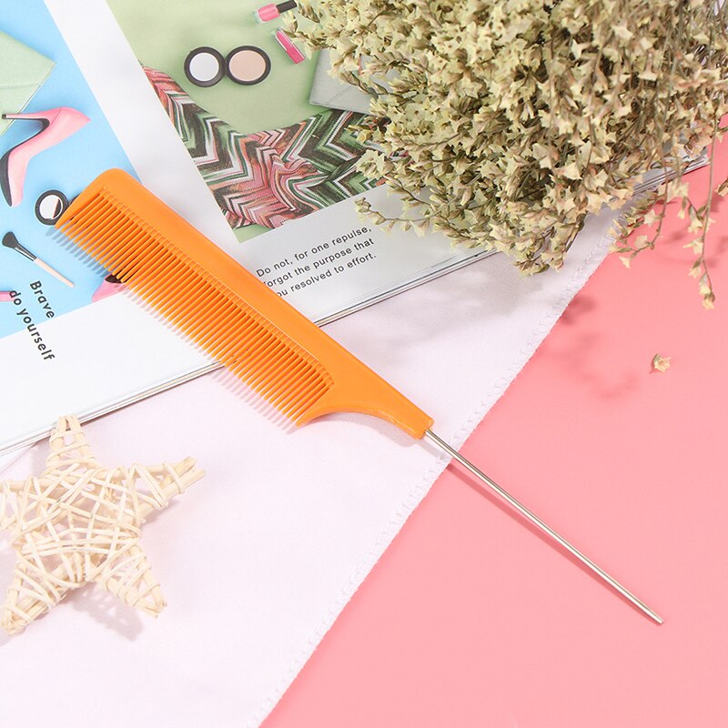 1Pc Hair Combs Hair Salon Dye Comb Separate Parting For Hair Styling Hairdressing Antistatic: as shown