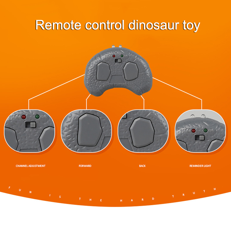 Hoge Bewegende Wandelen Brullende Dinosaurus Afstandsbediening Elektronische Licht Sound Kinderen Speelgoed Halloween Ktc 66