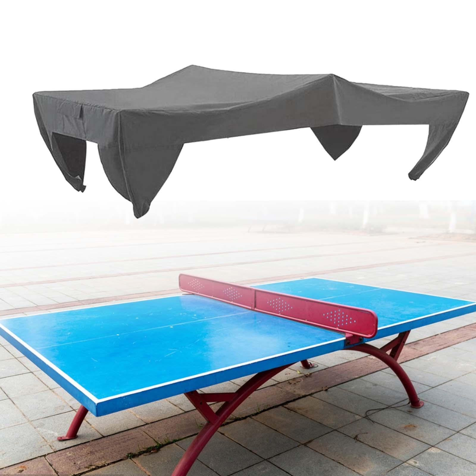Table Tennis Table Cover Water Resistant Protective Cover Outdoor and Indoor Ping Pong Table Cover Premium for Ping Pong Table
