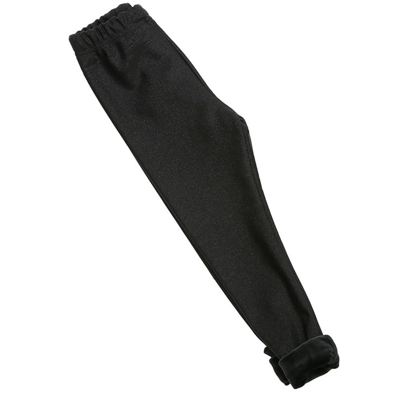 Warme Samt Winter Leggins Für Mädchen freundlicher Elastische Taille Glanz Hosen Jungen Hosen freundlicher Getry Gamaschen