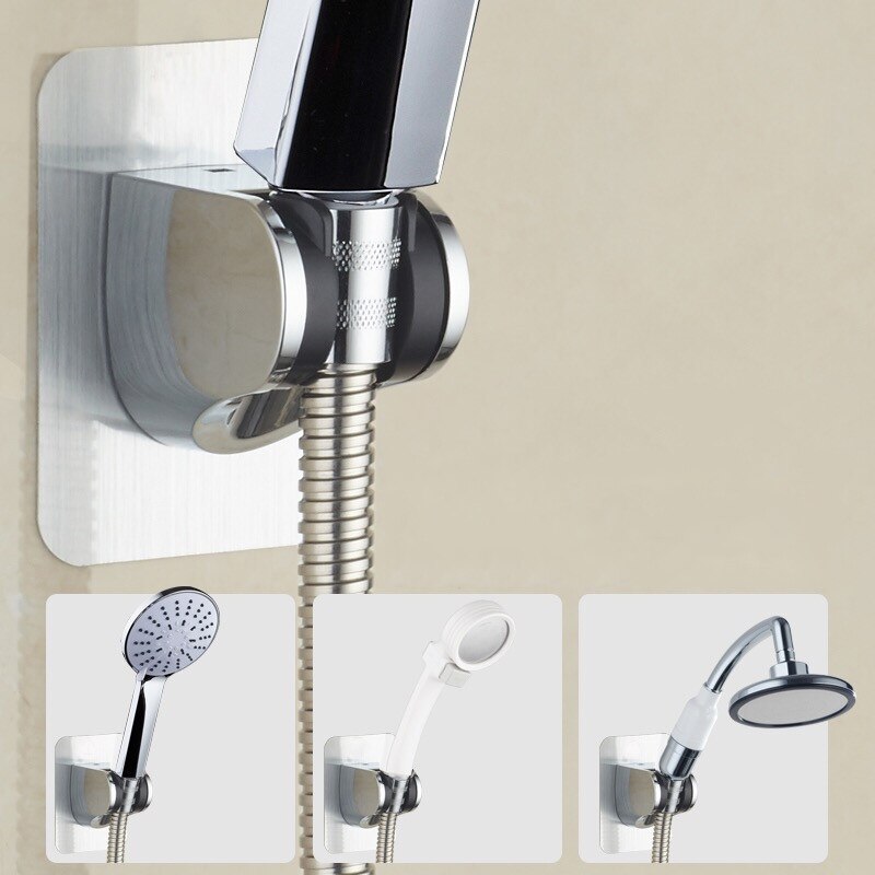 SHAI Shower Head Holder Wall Mounted Shower Holder Bathroom Accessory 7-Speed Adjustable Shower Bracket Easy To Use