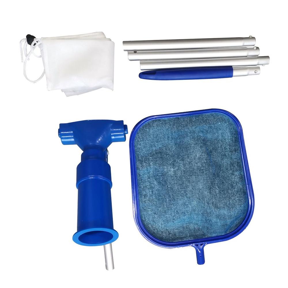 Vacuum Cleaner Swimming Pool Jet Vacuum Cleaner Bathtub Fish Pond Cleaning Vacuum Brush Pool Cleaning Set