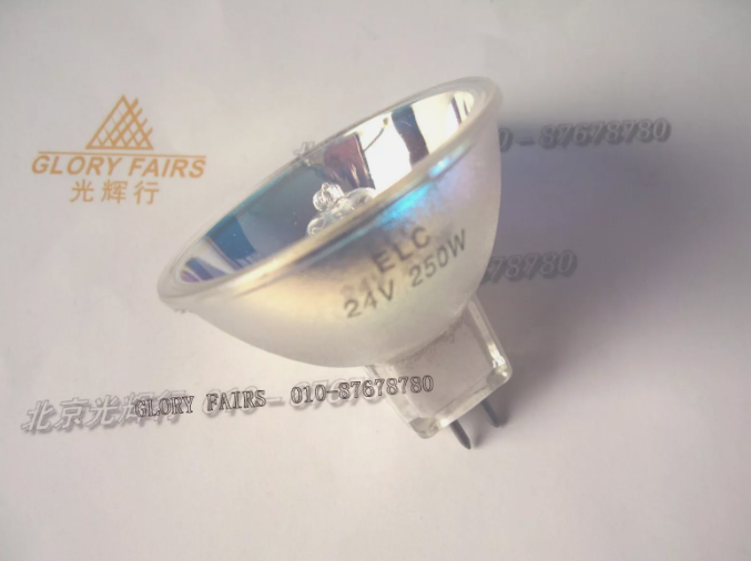 OSRAM ELC 24V250W Halogen Bulb HLX 64653 24V 250W GX5.3 Lamp Microscope Projector Light and Compatible: Lavender
