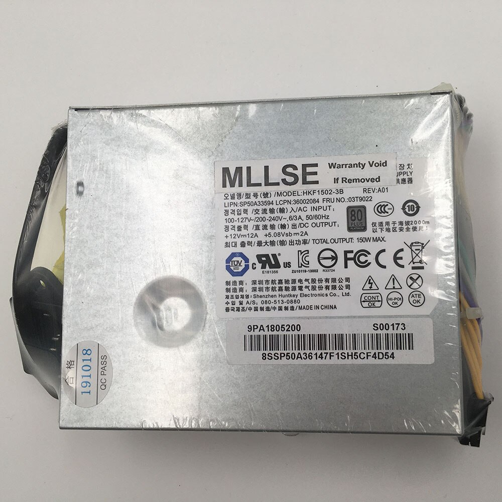 Power Supply for APA005 FSP150-20AI HKF1502-3B 03T9022 54Y8892 150W Test Before Shipment