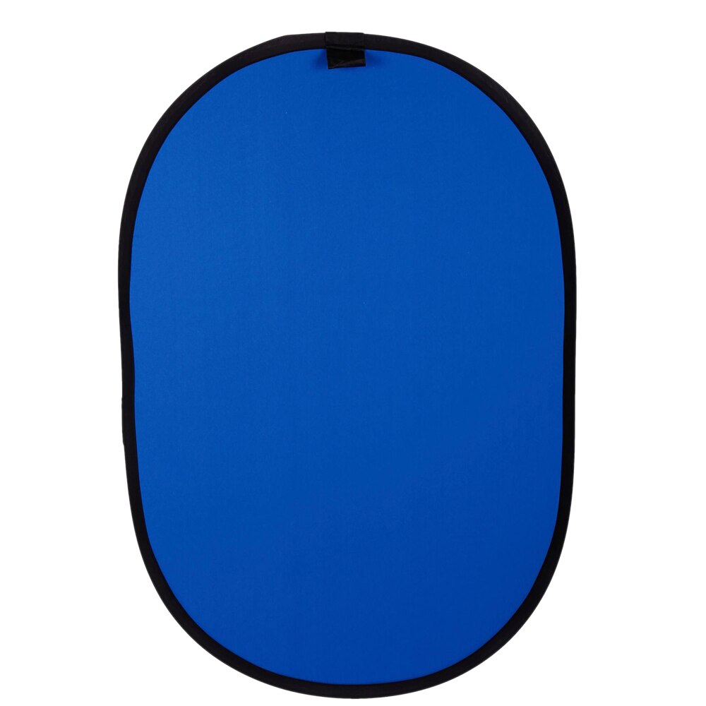 100cmX150cm Inklapbare Nylon Ovale Reflector 2 In 1 Blauw + Groene Achtergrond Board Vouwen Achtergronden