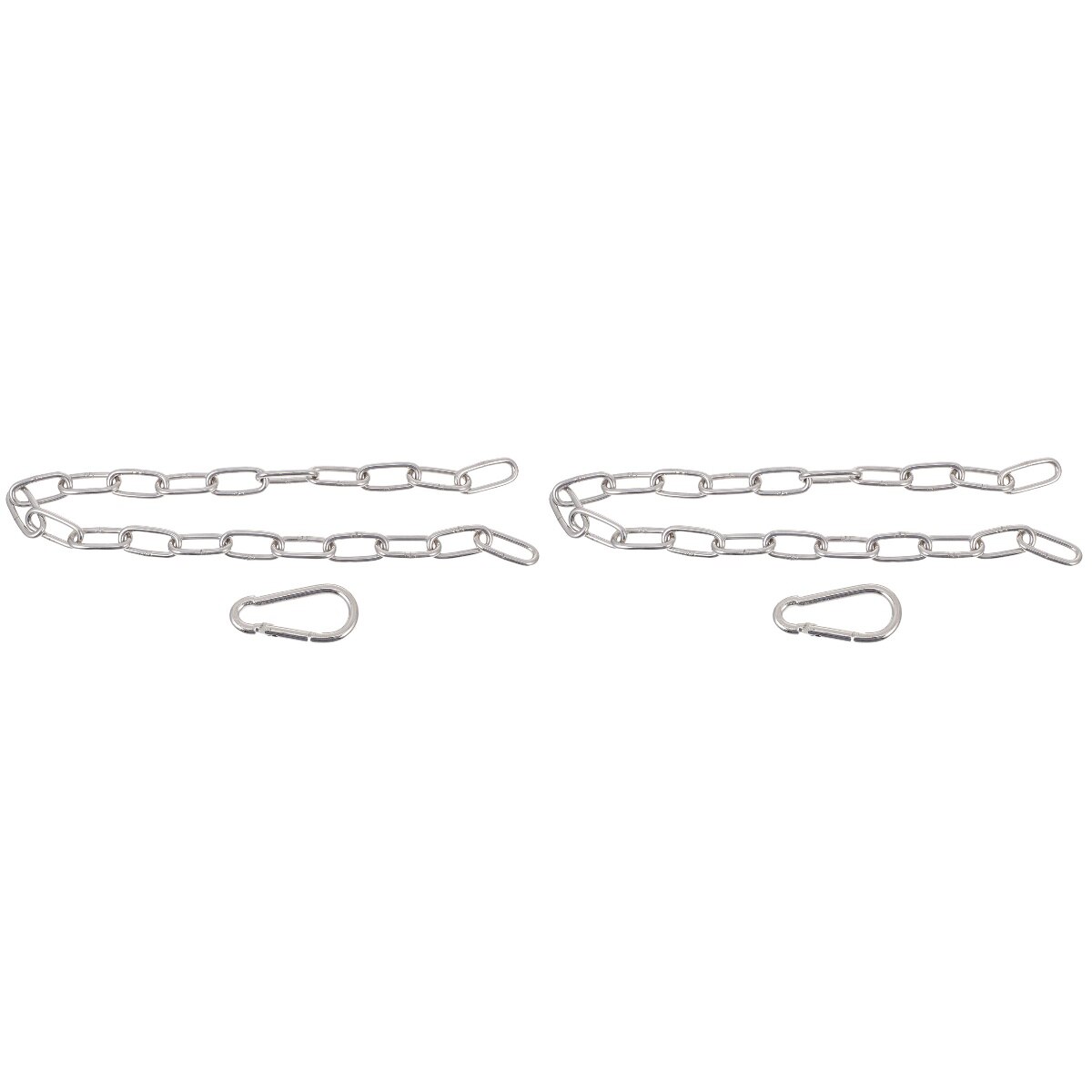 2 pcs Tricep Rope Cable Attachment Fitness Handle Extension Chain Pulley Accessory: Default Title