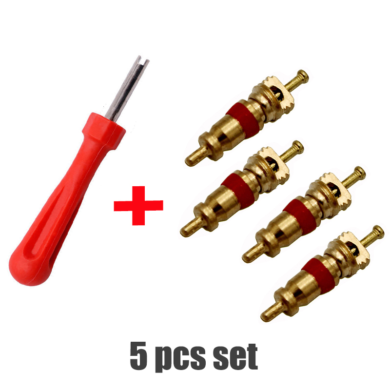Portable Tire Valve Core Remover Installer Tool Removal Tool Car Bike Bicycle Motorcycle Tire Repair Tools Wrench Screwdriver: Blue