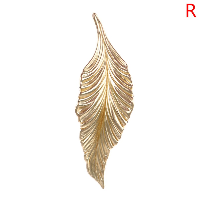 Sliver Gold Boom Blad Koper Meubilair Keuken Handles Kabinet Knop Voor Garderobe Lade Woonaccessoires: GDR