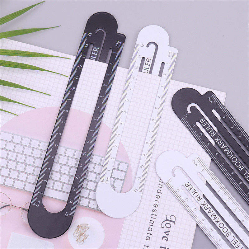 Liser Retro 2 Color Office Study School Supplies Luminous Alloy Cross Pendant Dragon/Ruler 2 in 1 Bookmark