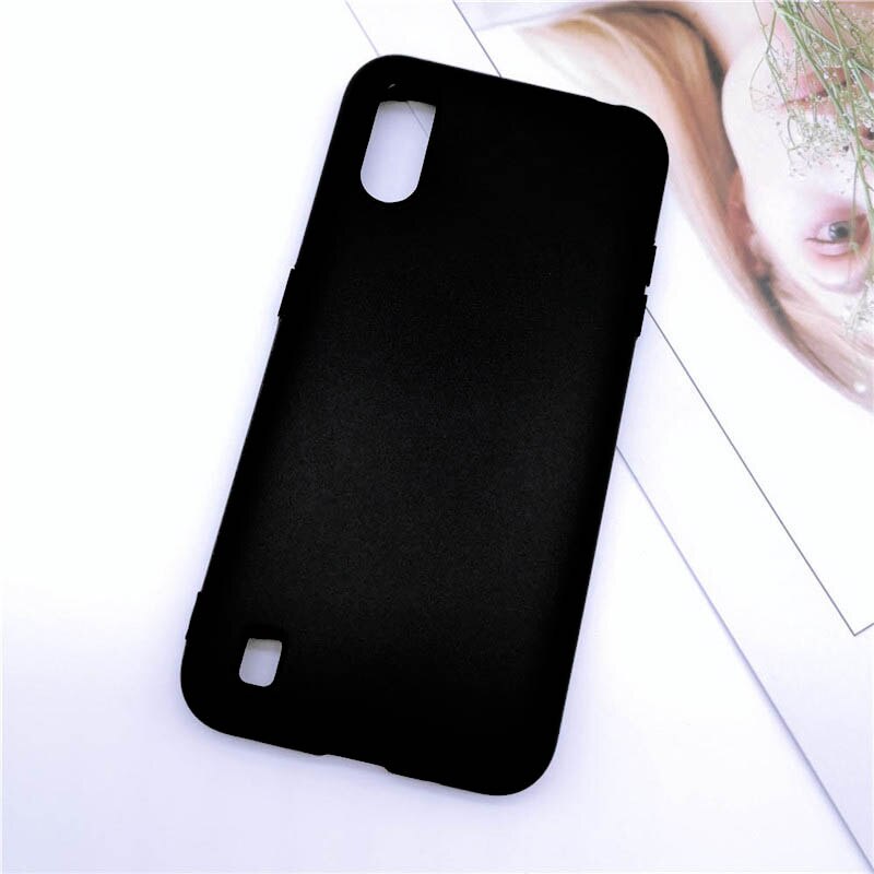 Case Voor Samsung A01 Case Soft Silicon Back Cover Voor Samsung Galaxy A01 GalaxyA01 Een 01 A015 5.7 Inch Coque bumper Leuke: Black