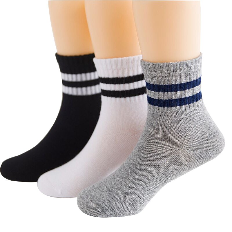 3 paare/los freundlicher Socken Neue Herbst Winter Koreanische Baumwolle Gestreiften Jungen Socken 3-15 Jahre freundlicher Socken Für mädchen