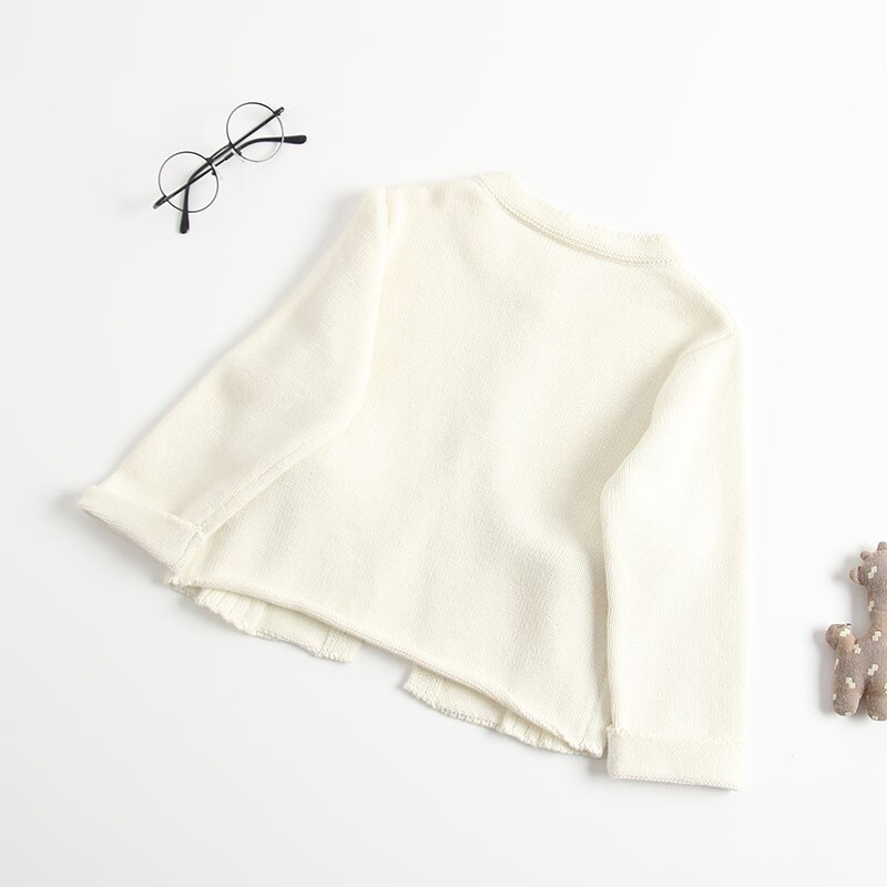 Cárdigan tejido para bebé niña invierno cálido recién nacido sudaderas infantiles cereza manga larga con capucha chaqueta niños ropa trajes