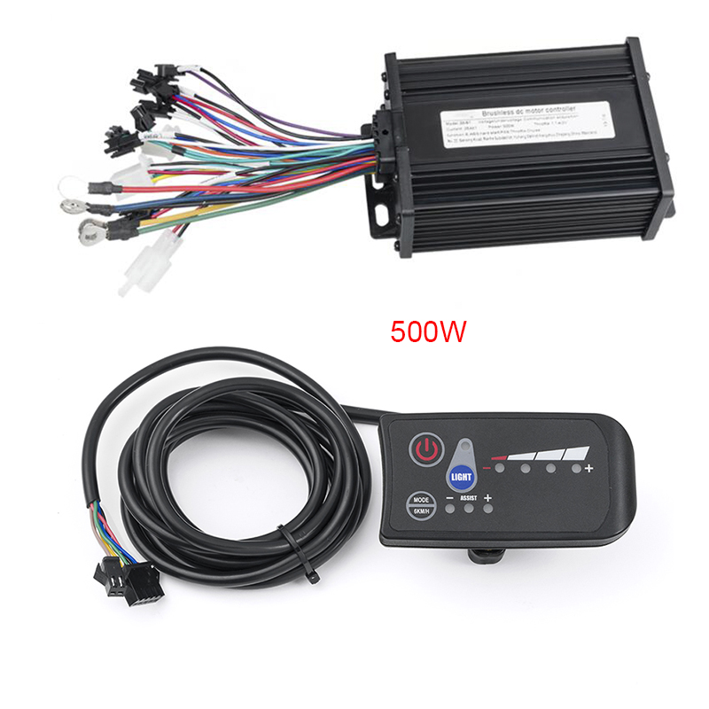 24/36/48/V Ccontroller 250/350/500W Electric Bicycle Conversion Kit Brushless Controller for Motor Display ebike LED Display Kit: 36V 500W