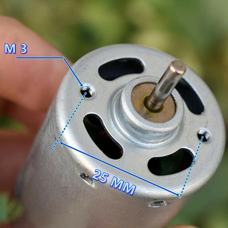 RS-545 Motor Dc 6V 9V 12V 18V Volt Hoge Snelheid Power Grote Koppel Krachtige Mini Motor voor Elektrische Boor Machines Power Tool