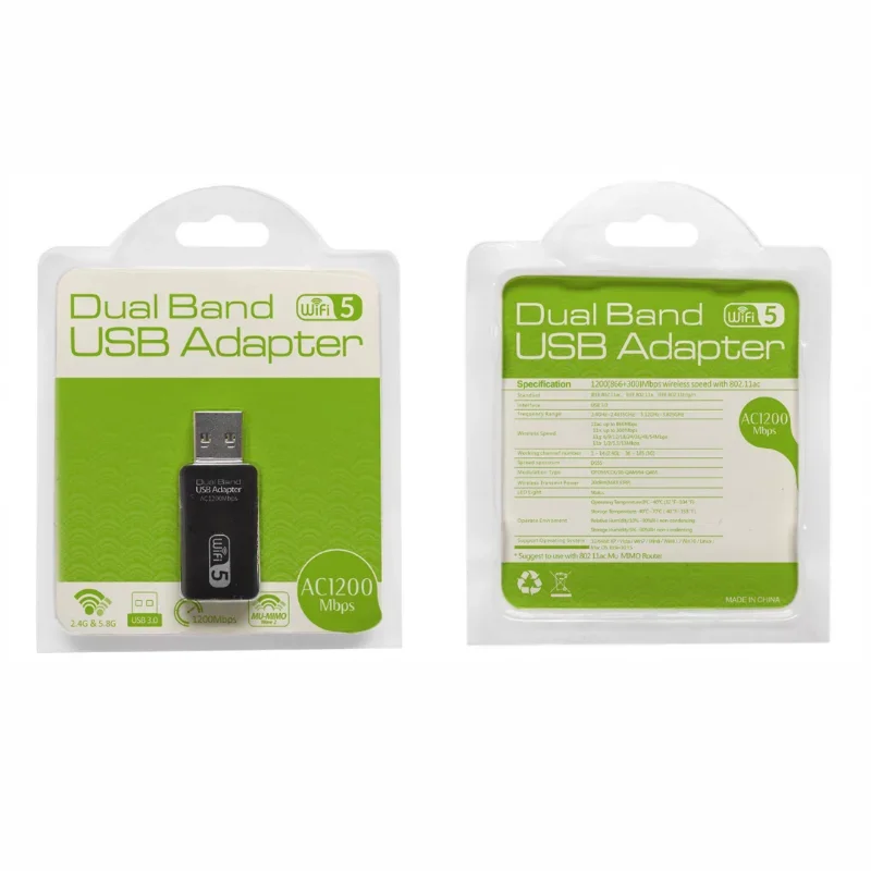 5ghz Wifi Adapter Wi-fi Usb 3.0 Adapter Wi fi Antenna Ethernet Adaptor Module For Pc Laptop Network Card 5g Wifi Dongle Receiver